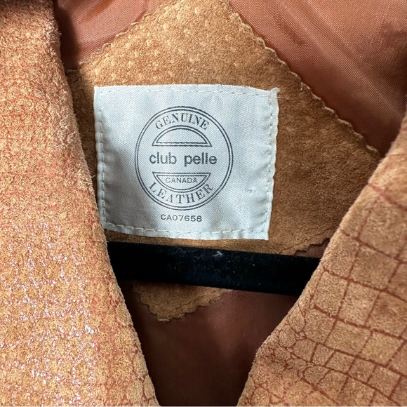 Boho Western Fringe Genuine Suede Jacket Double Breasted Snap Countrycore Concho - Picture 5 of 17